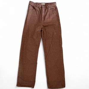 Uniqlo U Women's Chocolate Brown Straight Jeans